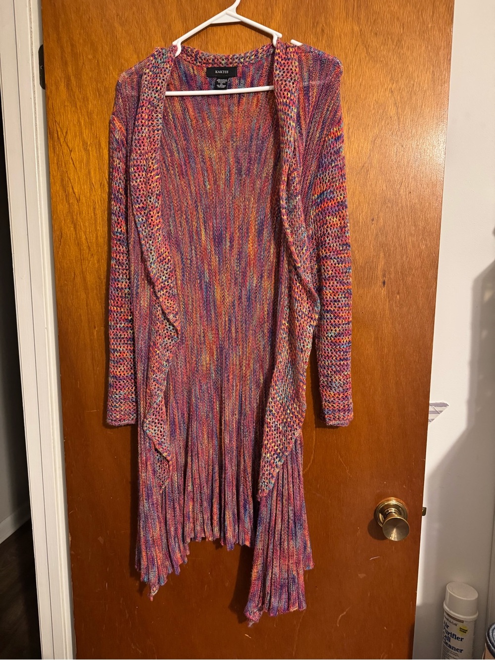 Kaktus Multicolor Knit Sweater — Pink, Purple, Orange & Blue Mix
